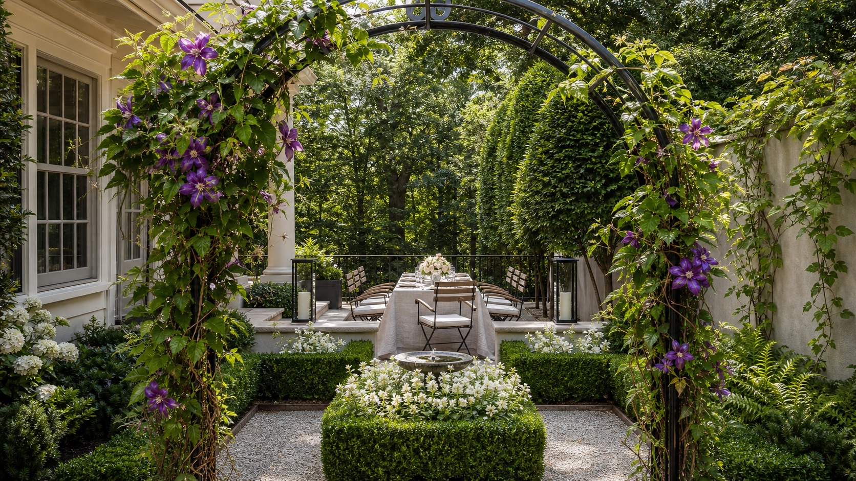 Native and local plantings in a coastal garden